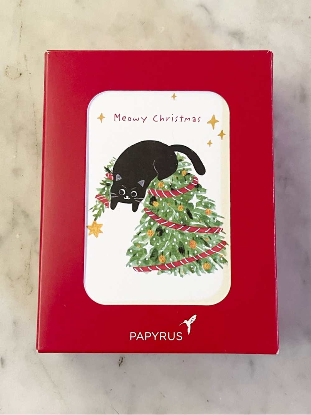 Papyrus “Meowy Christmas” Boxed Cards with Envelopes